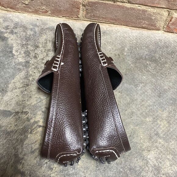 Tod’s Brown Driving Slip On Loafer Shoes Size 7 main image 10